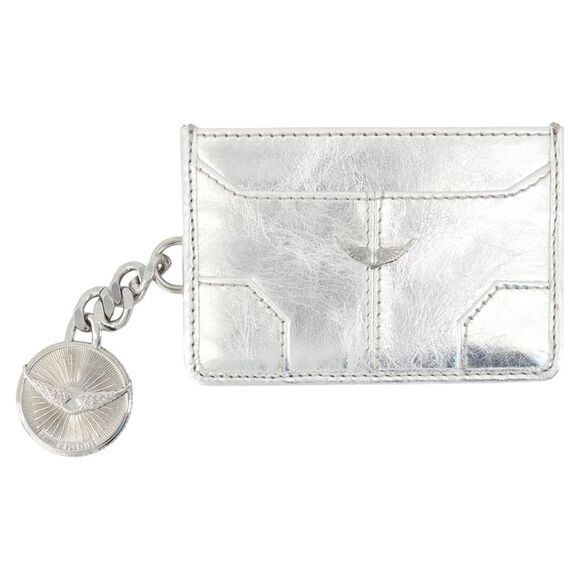 Sunny Pass Card Holder - Zadig & Voltaire - Leather - Silver - Picture 1 of 2